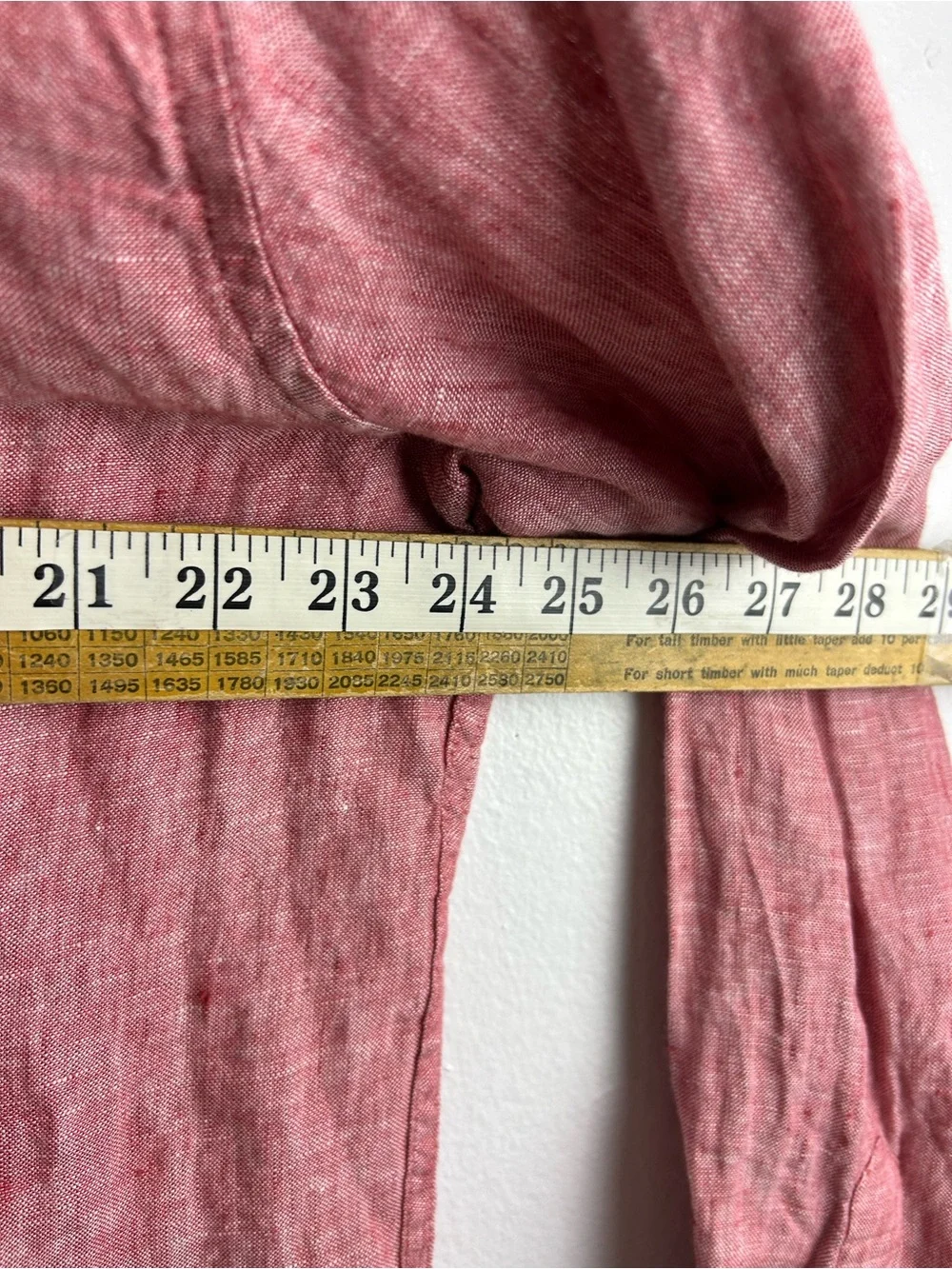 J.Crew Mercantile 100% linen Men's Button-Down Shirt Dusty Pink Size XL